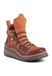 Botki QUAZI. Kolor: brązowy #1