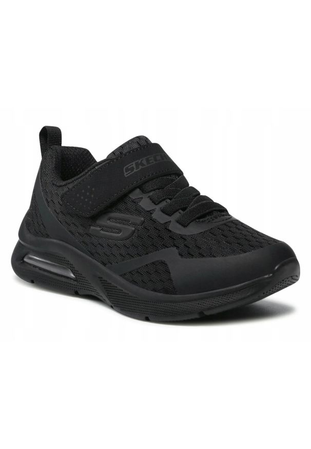 skechers - BUTY dziecięce SKECHERS TORVIX 403775L-BBK czarne na rzepę lekkie. Zapięcie: rzepy. Kolor: czarny. Model: Skechers Sport. Sport: turystyka piesza