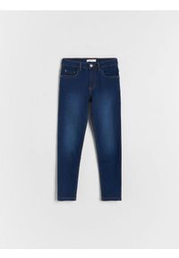 Reserved - Elastyczne jeansy slim - granatowy. Kolor: niebieski