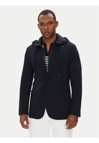 TOMMY HILFIGER - Tommy Hilfiger Marynarka MW0MW39742 Granatowy Regular Fit. Kolor: niebieski. Materiał: syntetyk #1