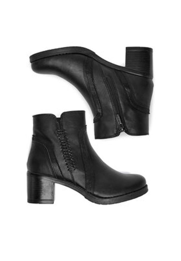 Go Soft Botki CEO-WBN-DIANA-5666-01 Czarny. Kolor: czarny. Materiał: materiał