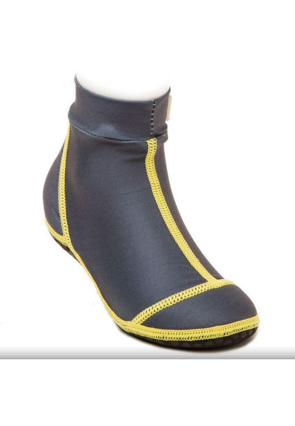 ZEAGLE - Duukies Dziecięce Skarpety Neoprenowe na Plażę 30-31 Szare. Kolor: szary, żółty, wielokolorowy. Materiał: neopren