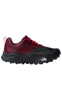 Buty The North Face Offtrail TR Gore-Tex 0A8A9Y7OK1 - czarno-bordowe. Kolor: czarny, czerwony, wielokolorowy. Materiał: guma. Szerokość cholewki: normalna. Technologia: Gore-Tex. Sport: bieganie