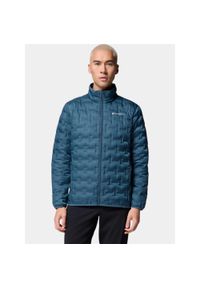 columbia - Kurtka Puchowa Męska Columbia Delta Ridge II. Kolor: niebieski. Materiał: puch. Technologia: Omni-Heat (Columbia). Sezon: jesień. Sport: turystyka piesza #1