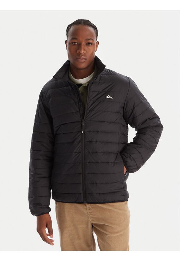Quiksilver Kurtka przejściowa Scaly Fz EQYJK04190 Czarny Regular Fit. Kolor: czarny. Materiał: syntetyk