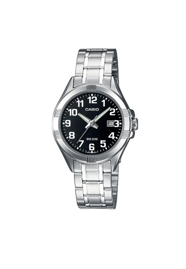 Casio Zegarek LTP-1308PD -1BVEG Srebrny. Kolor: srebrny