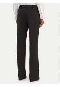 Hugo - HUGO Spodnie materiałowe Hilayla 50555896 Czarny Slim Fit. Kolor: czarny. Materiał: wiskoza, syntetyk, materiał #2