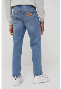 Wrangler jeansy REDDING GREEN STEEL męskie. Kolor: niebieski #2