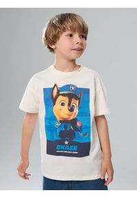 Sinsay - Koszulka PAW Patrol - kremowy. Kolor: kremowy