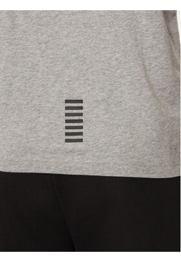 EA7 Emporio Armani T-Shirt 8NPT25 PJVPZ Szary Regular Fit. Kolor: szary. Materiał: bawełna