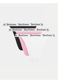 Juicy Couture Komplet 3 par fig klasycznych JCLBR223520 Kolorowy. Materiał: bawełna. Wzór: kolorowy