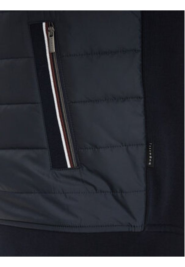 Bugatti Bezrękawnik 8850 75121C Granatowy Regular Fit. Kolor: niebieski. Materiał: bawełna. Długość rękawa: bez rękawów