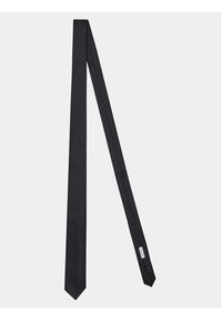 Calvin Klein Krawat Twill Solid Silk Tie K10K112320 Czarny. Kolor: czarny. Materiał: jedwab #2