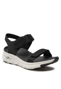 skechers - Skechers Sandały Arch Fit-Touristy 119247/BLK Czarny. Kolor: czarny