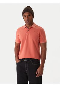 G-Star RAW - G-Star Raw Polo Dunda D11595-D756 Pomarańczowy Slim Fit. Typ kołnierza: polo. Kolor: pomarańczowy. Materiał: bawełna #1