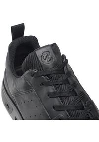 ecco - ECCO Sneakersy Street 720 M GORE-TEX 52081401001 Czarny. Kolor: czarny. Materiał: skóra. Technologia: Gore-Tex #8