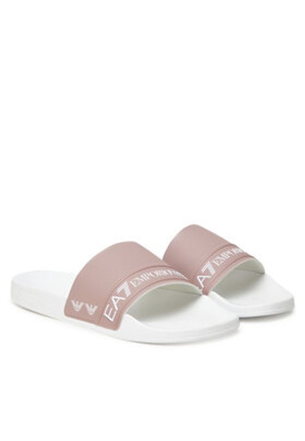 EA7 Emporio Armani Klapki 7X000110 AF15128 M0109 Beżowy. Kolor: beżowy. Materiał: syntetyk