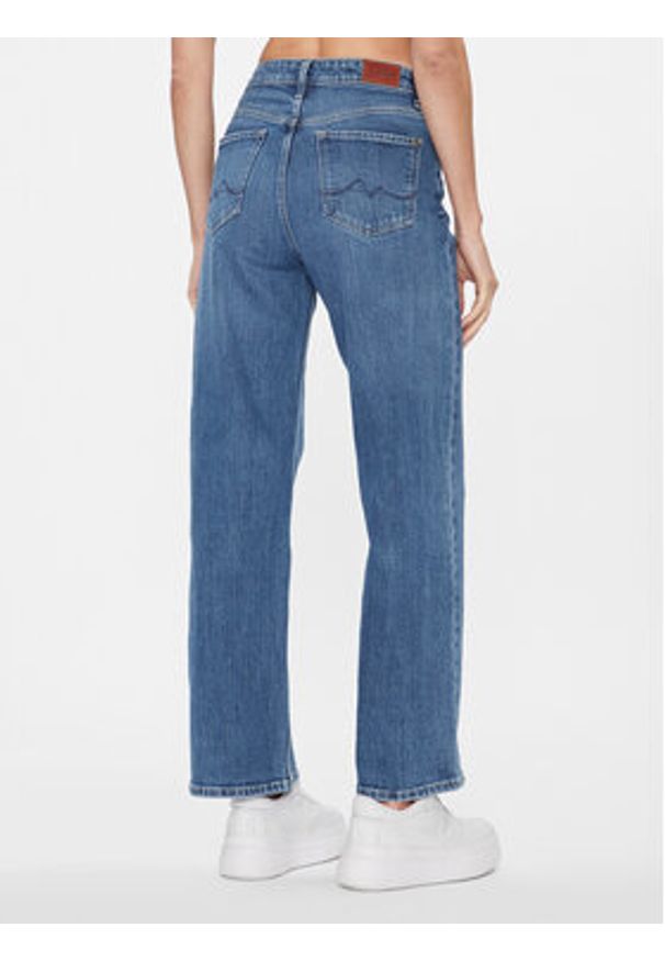 Pepe Jeans Jeansy PL204598 Niebieski Wide Leg. Kolor: niebieski
