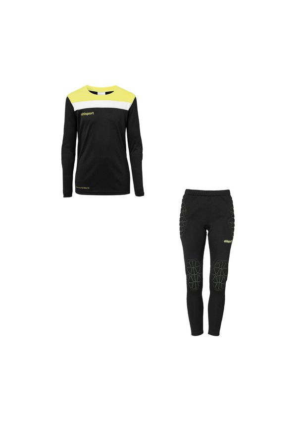 UHLSPORT - Zestaw dla dziecka strażnika Uhlsport Offense 23. Kolor: żółty. Sport: piłka nożna