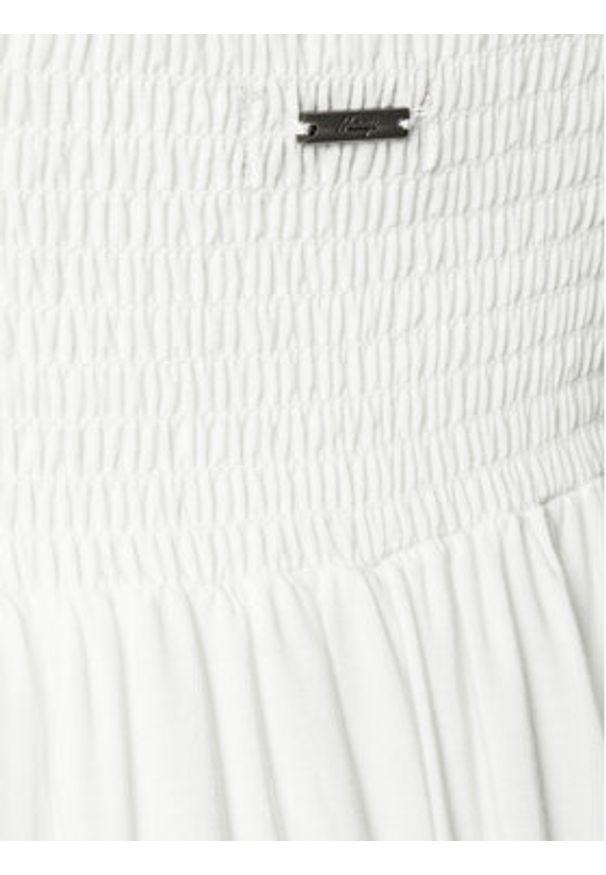 Maaji Sukienka codzienna 2123CLD003 Biały Regular Fit. Okazja: na co dzień. Kolor: biały. Materiał: wiskoza. Typ sukienki: proste. Styl: casual