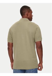 Lacoste Polo L1212 Beżowy Regular Fit. Typ kołnierza: polo. Kolor: beżowy. Materiał: bawełna #3