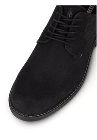 U.S. Polo Assn. Półbuty SANTOS001M/DL1 Czarny. Kolor: czarny. Materiał: nubuk, skóra #6