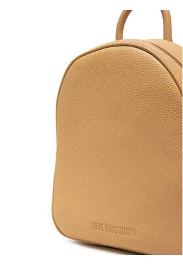 Love Moschino - LOVE MOSCHINO Plecak JC4030PP1MLT0105 Beżowy. Kolor: beżowy. Materiał: skóra