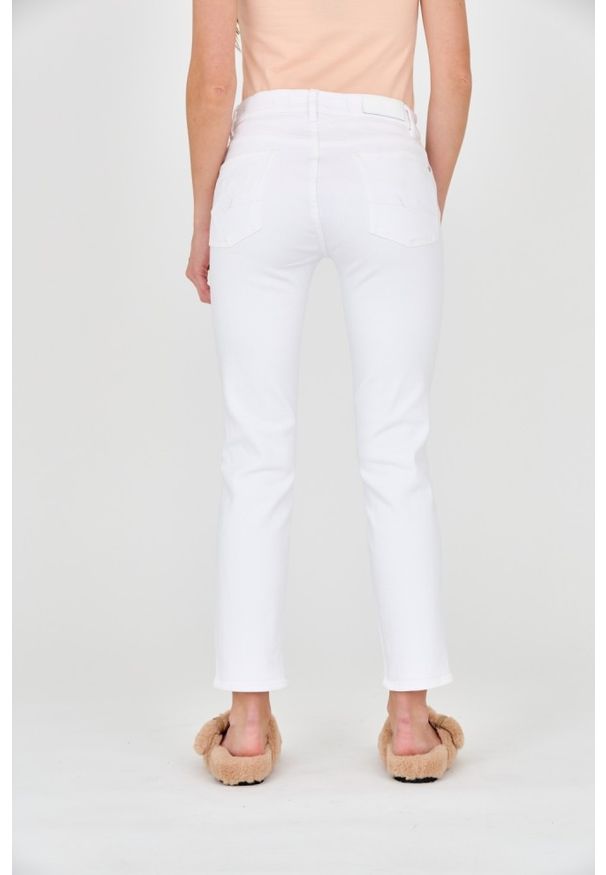 7 FOR ALL MANKIND Białe jeansy damskie Roxanne Ankle, Rozmiar 30. Kolor: biały. Styl: vintage