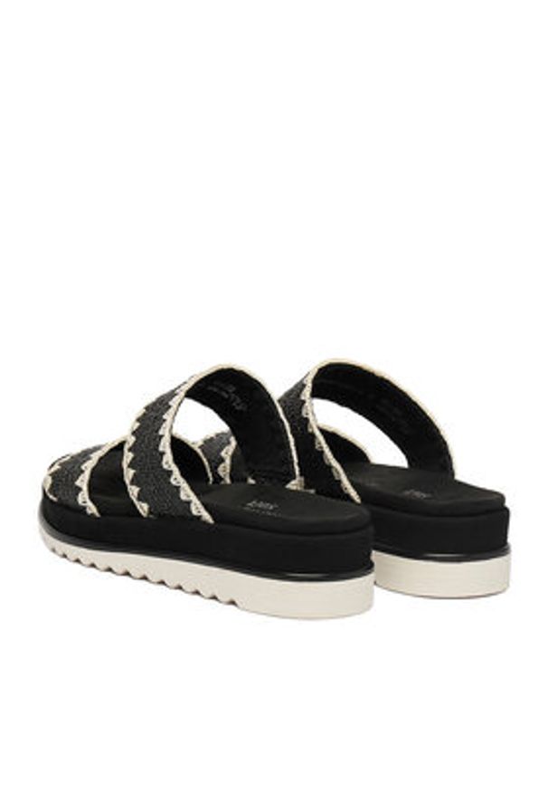 Remonte Klapki CEO-D3P52-03 Czarny. Kolor: czarny. Materiał: materiał