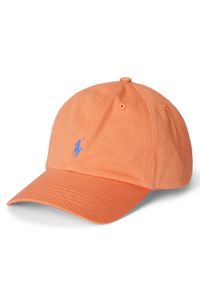 Polo Ralph Lauren Czapka z daszkiem 323785653065 Pomarańczowy. Kolor: pomarańczowy. Materiał: bawełna, materiał