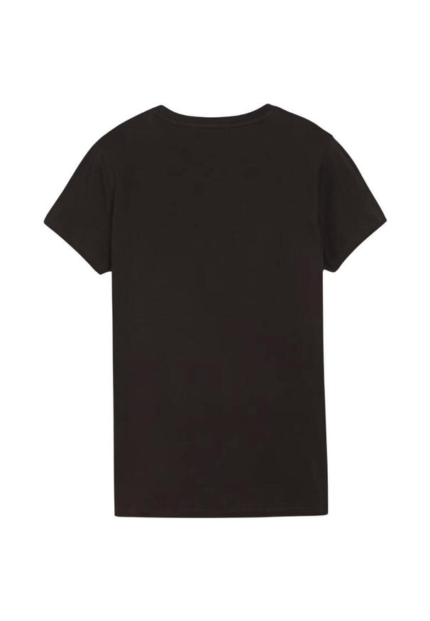 Puma - T-shirt Damski ESS+Script. Kolor: czarny