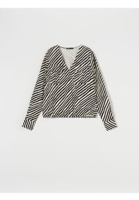 Sinsay - Koszula ze wzorem - wielobarwny. Materiał: materiał. Wzór: paski. Styl: wizytowy, elegancki