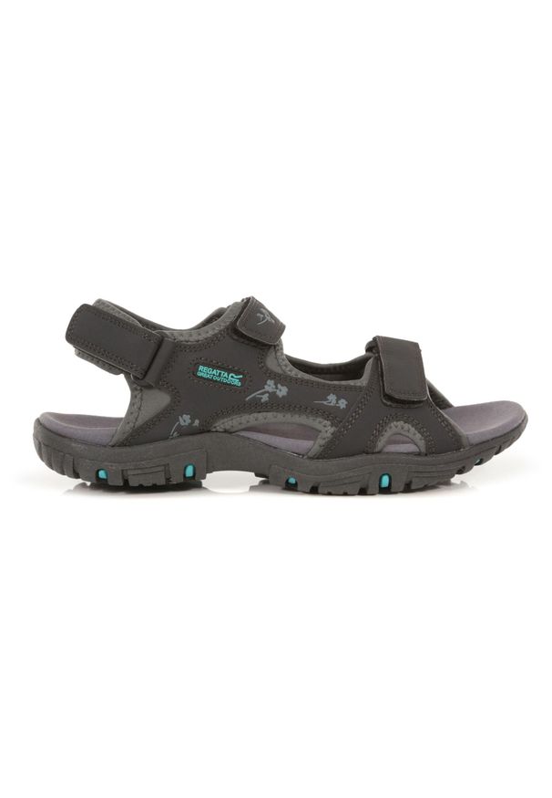 Regatta - Damskie lekkie sandały Haris. Kolor: szary. Sport: turystyka piesza