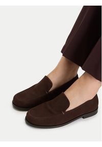 Gino Rossi - GINO ROSSI Lordsy CEO-124883 Brązowy. Kolor: brązowy. Materiał: skóra, zamsz #6