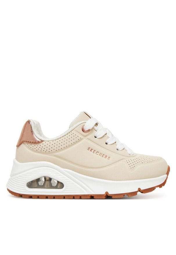 skechers - Sneakersy Skechers. Kolor: beżowy