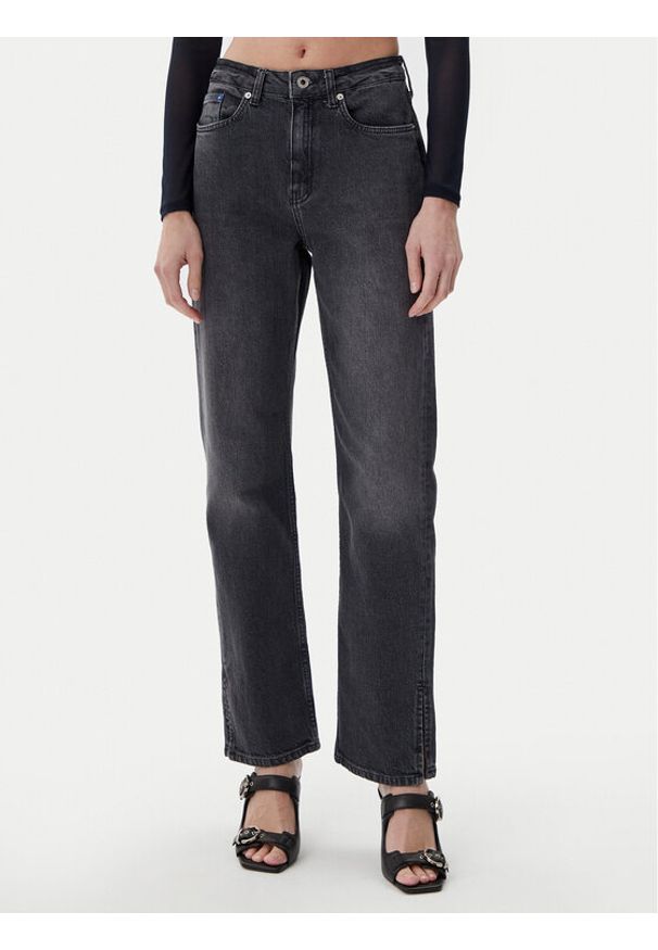 Karl Lagerfeld Jeans Jeansy A1W10029 Szary Straight Fit. Kolor: szary