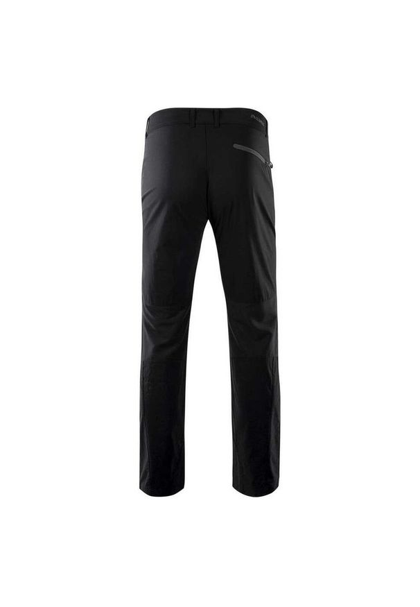 Elbrus - Spodnie Na Piesze Wędrówki Męskie Softshell Gaude. Kolor: czarny. Materiał: softshell. Sport: turystyka piesza