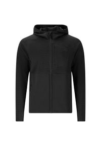 Bluza trekkingowa męska Whistler Langley Power Stretch. Kolor: szary, wielokolorowy, czarny. Sport: turystyka piesza #1