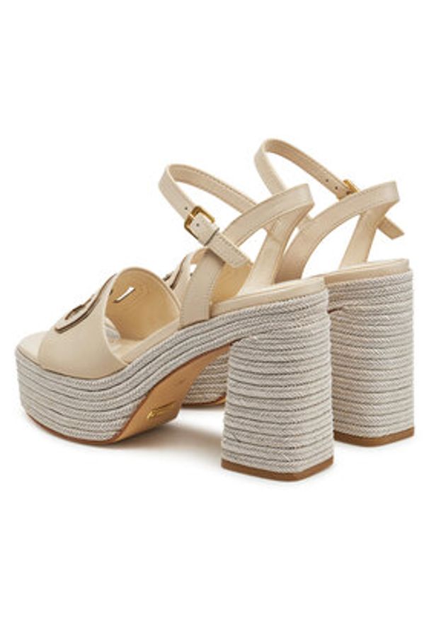 Guess Espadryle FLJFML LEA03 Beżowy. Kolor: beżowy. Materiał: skóra