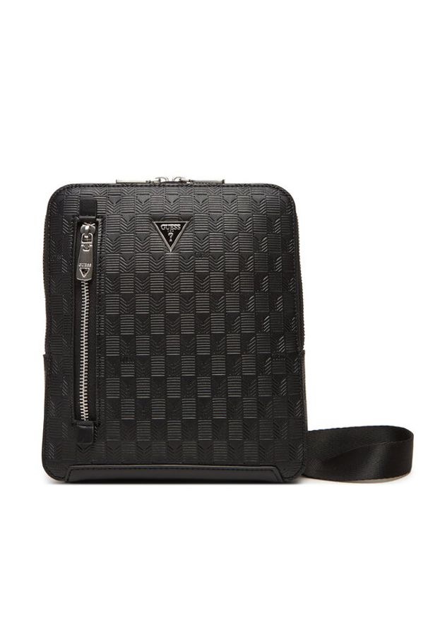 Guess Saszetka HMTODE P5220 Czarny. Kolor: czarny. Materiał: skóra