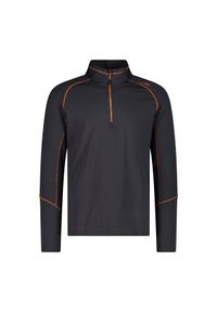 Golf męski techniczny CMP 30L0537. Okazja: na co dzień. Typ kołnierza: golf. Kolor: czarny. Styl: casual, sportowy. Sport: golf #1