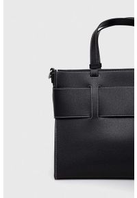 Armani Exchange torebka kolor czarny. Kolor: czarny. Rodzaj torebki: na ramię #6
