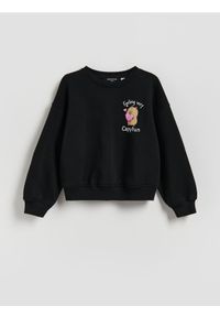 Reserved - Bluza Kapibara CapyFun - czarny. Kolor: czarny. Materiał: bawełna #1