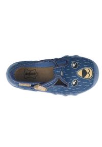 Befado obuwie dziecięce 110P439 granatowe niebieskie. Kolor: niebieski. Materiał: bawełna, tkanina #2
