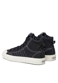 Adidas - adidas Trampki Nizza Hi Rf F34057 Czarny. Kolor: czarny. Materiał: materiał