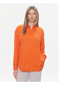 Calvin Klein Koszula K20K206777 Pomarańczowy Relaxed Fit. Kolor: pomarańczowy. Materiał: syntetyk #1