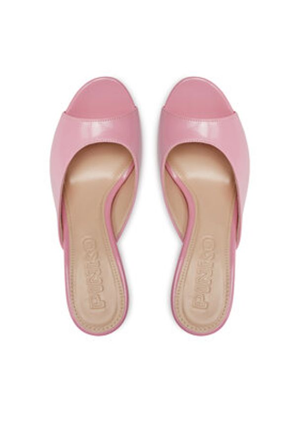 Pinko Klapki Janis 01 SD0003 P006 Różowy. Kolor: różowy. Materiał: skóra