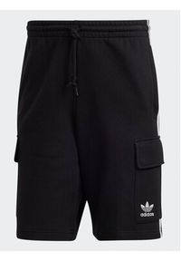 Adidas - adidas Szorty sportowe Adicolor Classics 3-Stripes Cargo Shorts IA6334 Czarny Regular Fit. Kolor: czarny. Materiał: bawełna. Styl: sportowy #3