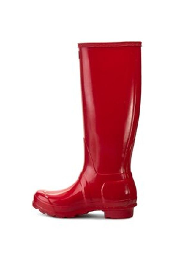 Hunter Kalosze Original Gloss WFT1000RGL Czerwony. Kolor: czerwony. Materiał: kauczuk