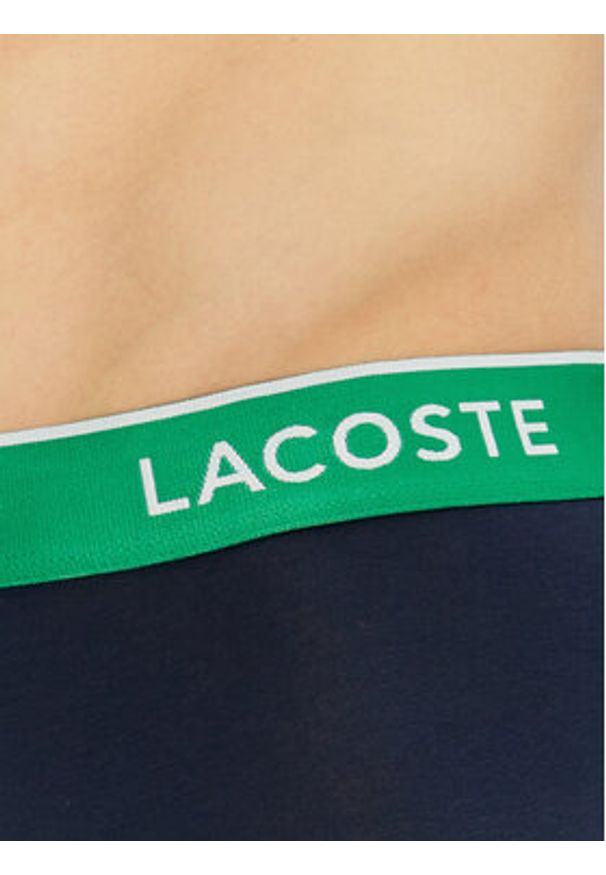 Lacoste Komplet 3 par bokserek 5H1297 Granatowy. Kolor: niebieski. Materiał: bawełna